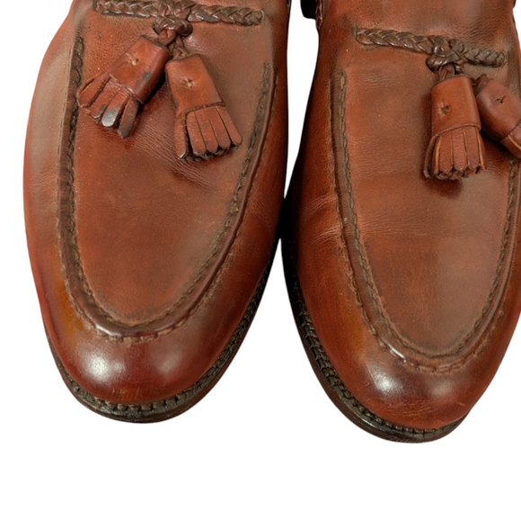 Allen Edmonds Tassel Loafers Brown Leather sz 13 - Picture 4 of 9